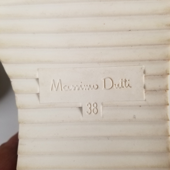 Massimo Dutti Women's Wingtip Oxford shoe. Black Size EU-38 US-7.5 - Picture 11 of 11